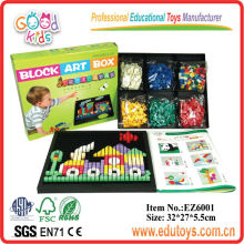 Plastic DIY Educational Puzzles Brinquedos para crianças